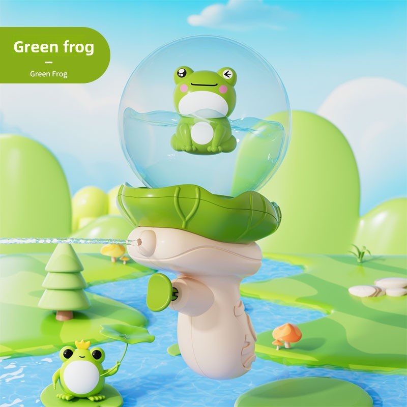 Cartoon LED Press Water Gun for Kids