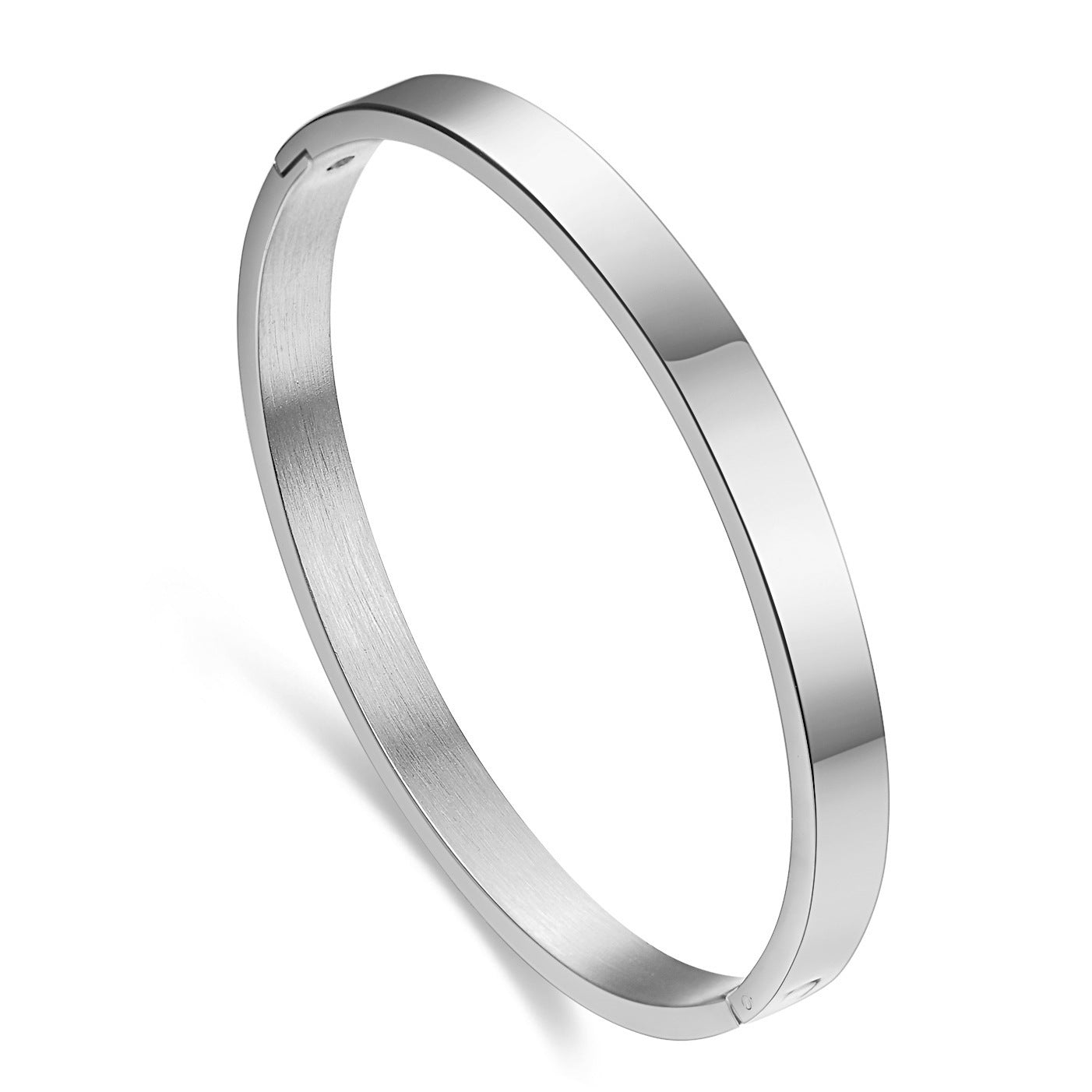 Simple Glossy Snap Bracelet For Women