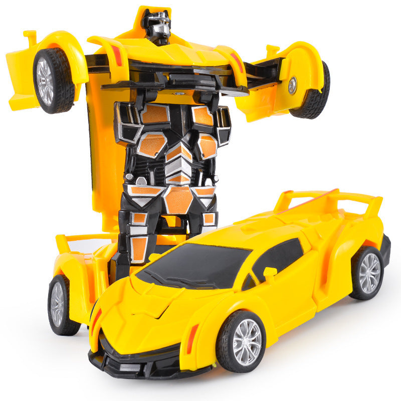 Children's transformable toy car model
