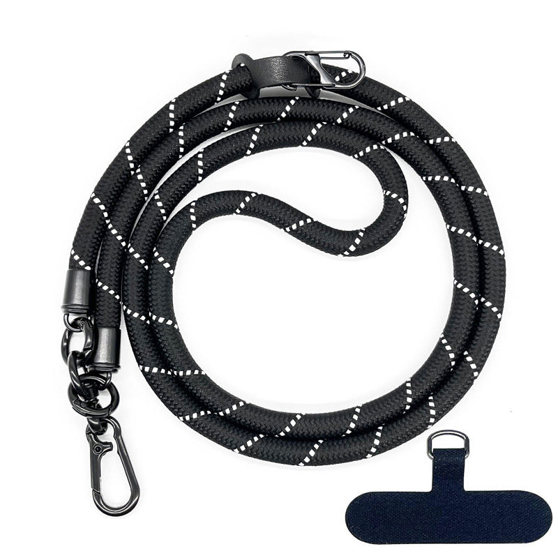 10MM Climbing Rope Mobile Phone Lanyard Gasket Adjustable Crossbody Mobile Phone Strap Camera Strap Rope Anti-lost Neck Rope
