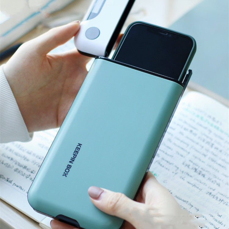 Keepin Box: Portable Phone Lock Box with Timer for Enhanced Focus