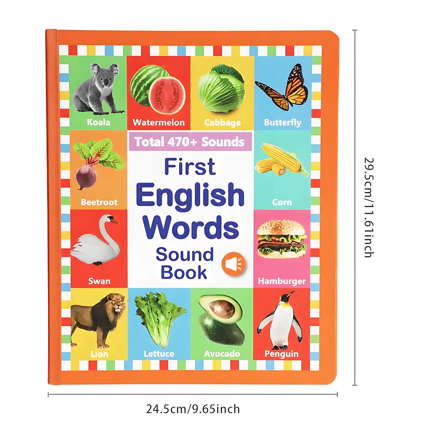 Early Education English Audio Word Touch Reading Book