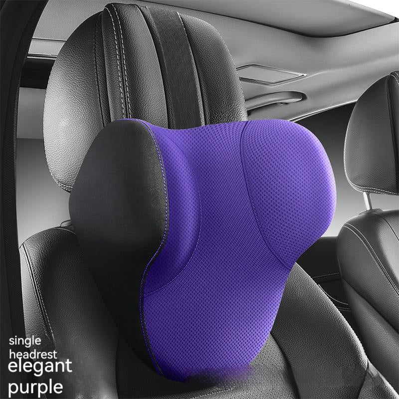 Premium Memory Foam Lumbar Support & Headrest for Automotive