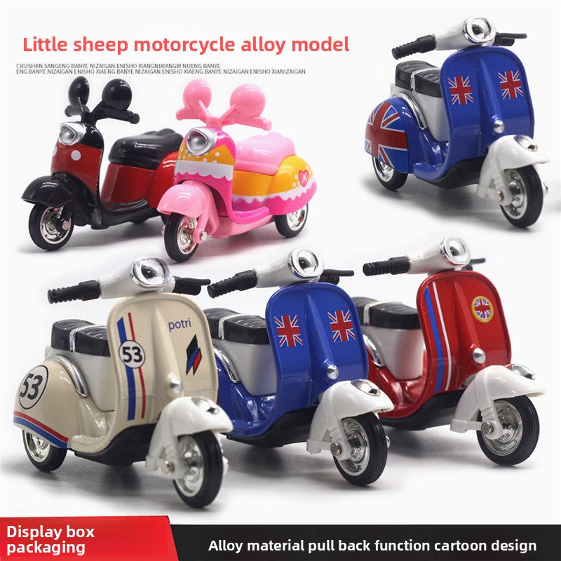 Alloy lady motorcycle model