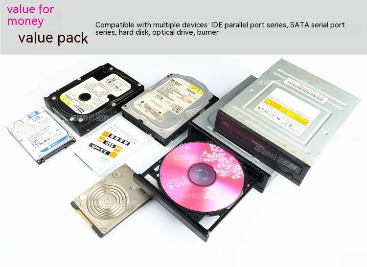 Foreign Trade Export Three-in-one USB To IDE SATA IDESATA To USB Parallel Portserial Hard Disk Drive Conversion Wire