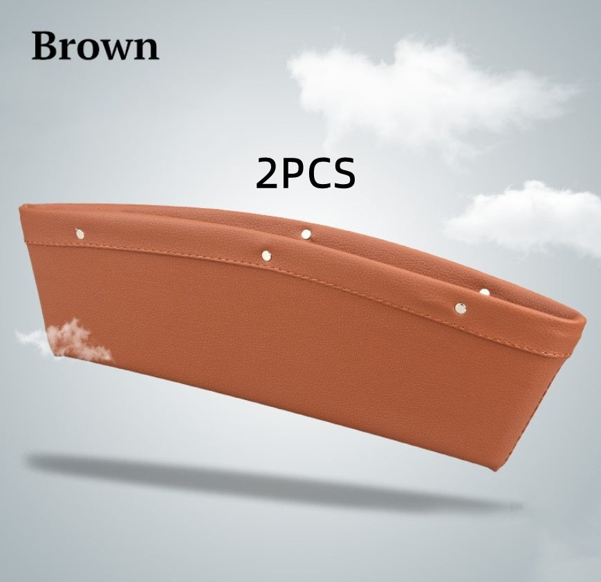 Premium PU Leather Car Seat Gap Organizer