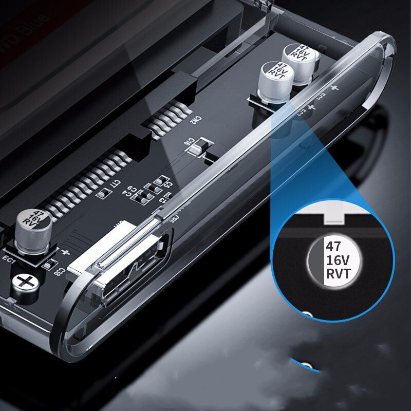 ORICO 2.5" Transparent USB 3.0 Hard Drive Enclosure