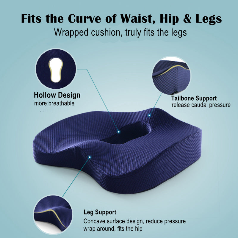 Premium Memory Foam Car Cushion