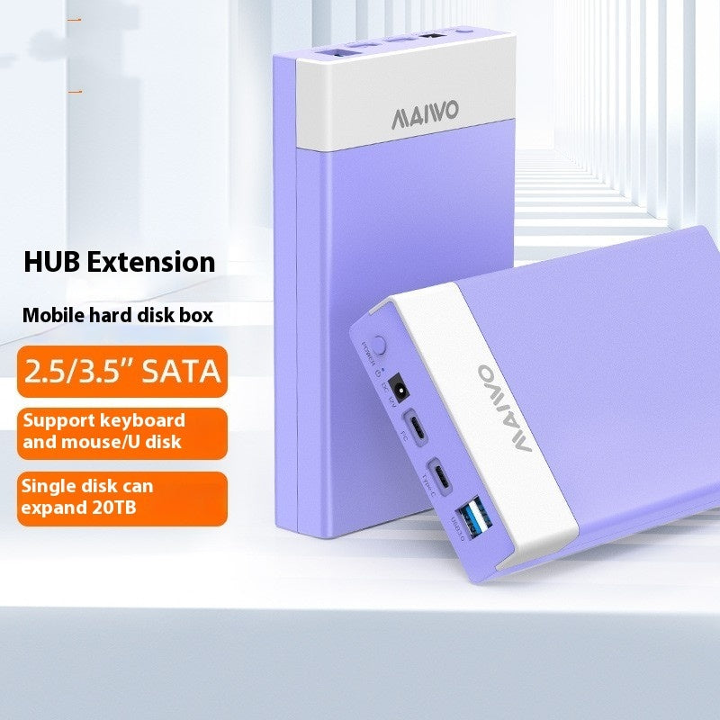 3.5 Inch SATA to USB 3.0 External Hard Disk Box - Supports 14TB