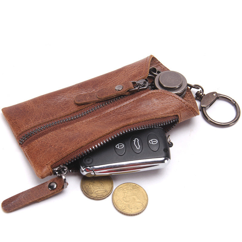 Premium Leather Car Key Holder