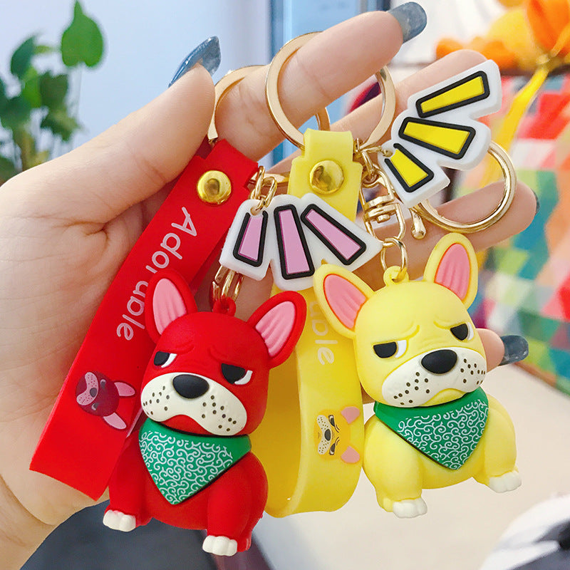 Chic French Bucket Keychain