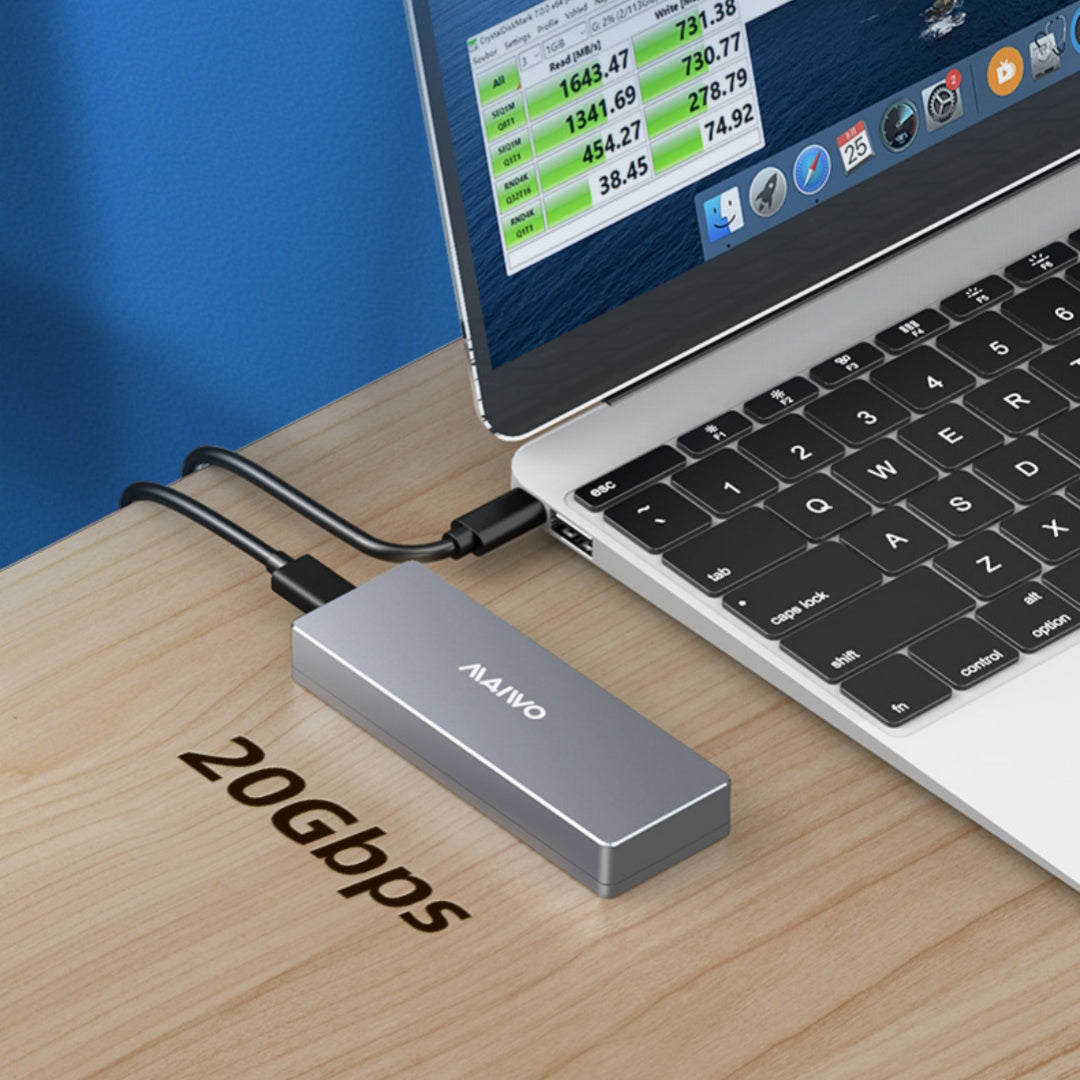Premium Type-C M.2 NVMe SSD Enclosure