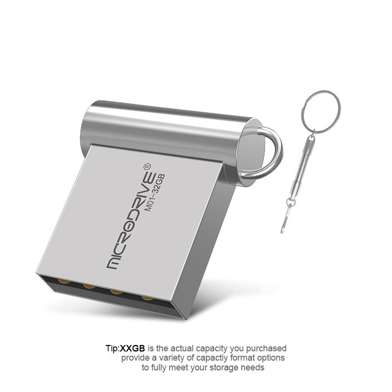 Mini Metal USB Flash Drive - Portable & Durable Data Storage