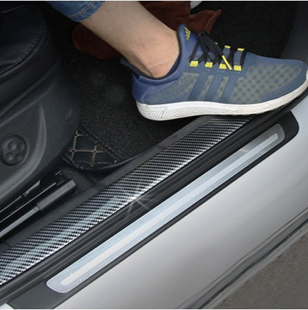 5D Carbon Fiber Car Door Sill Protector