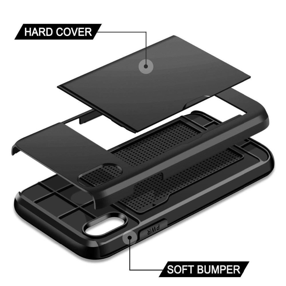 Mobile Phone Card Case - Dual Layer Protection
