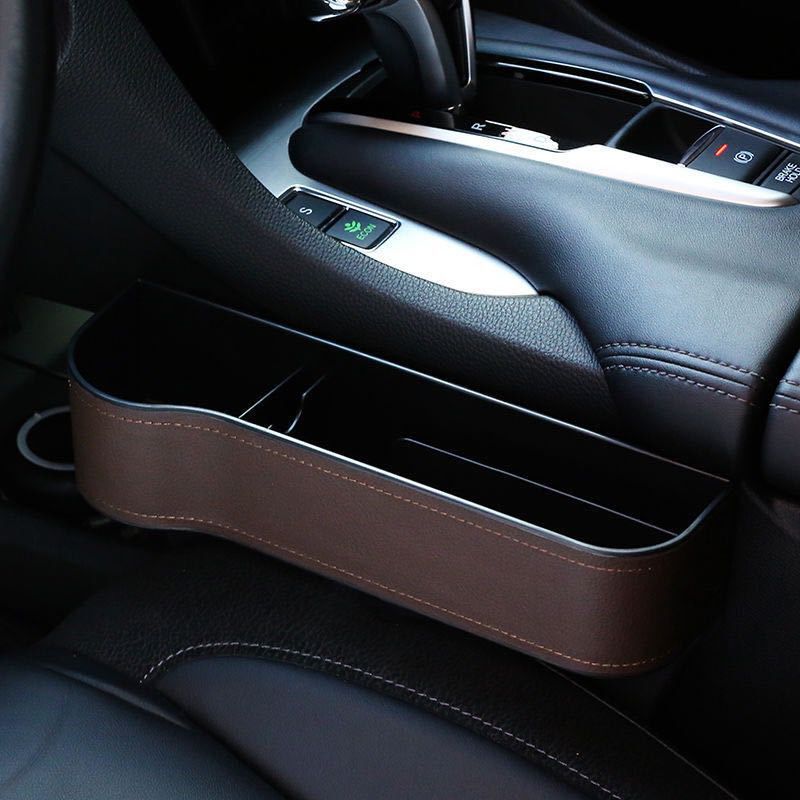 Premium PU Leather Car Organiser