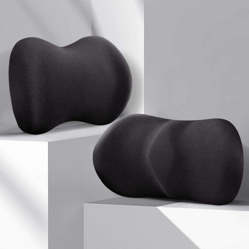 Premium Car Headrest & Lumbar Support Pillow