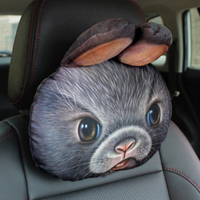 Cat Lovers Car Headrest Pillow