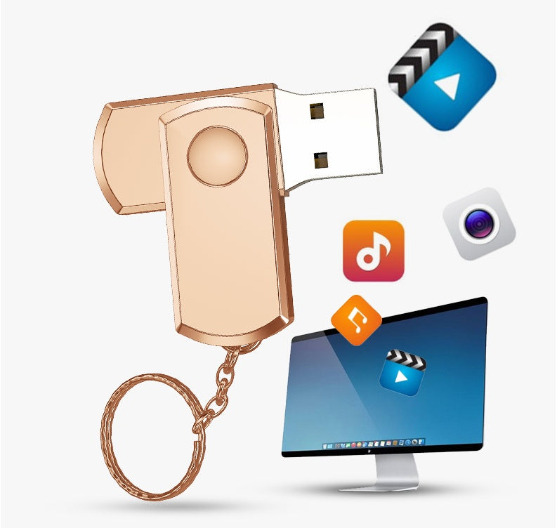Ultra-Large Capacity Metal USB Flash Drive (OTG Compatible)