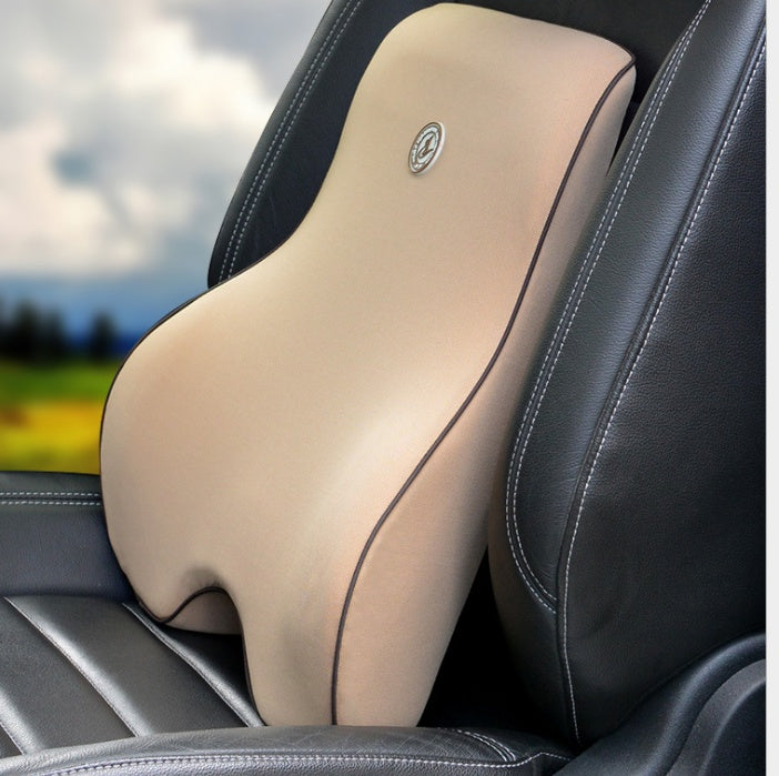 Premium Memory Foam Car Lumbar Support & Headrest Set