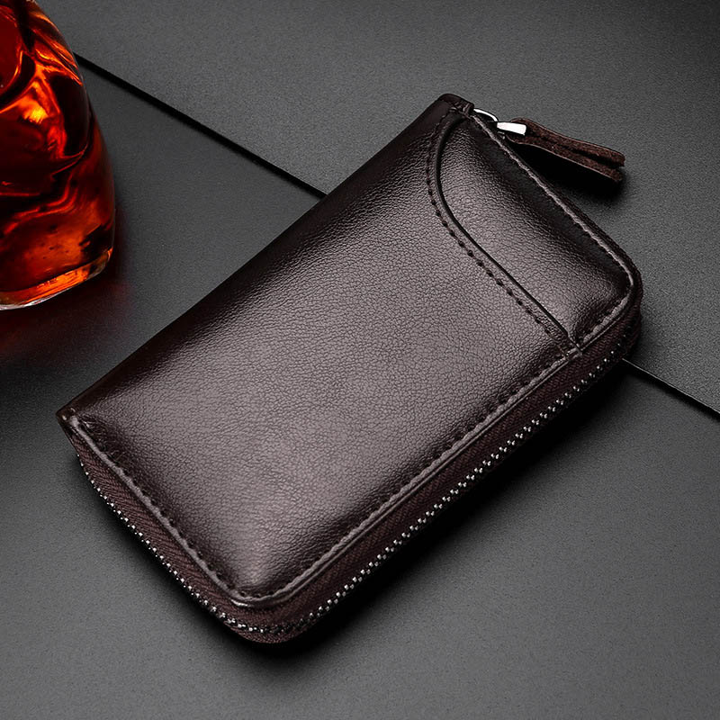 Premium Leather Car Key Case & Organizer