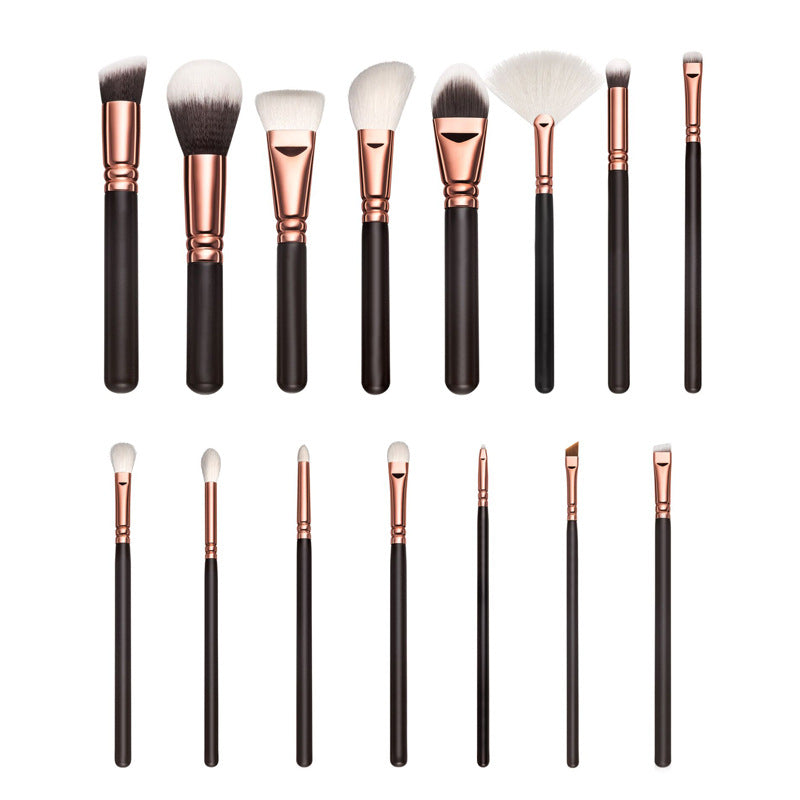 15-Piece Professional Makeup Brush Set for Flawless Application