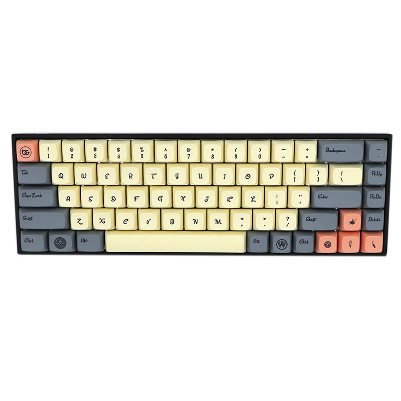 68-Key Mechanical Keyboard with Premium PBT Keycaps
