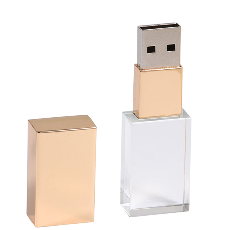 Transparent Crystal USB Flash Drive
