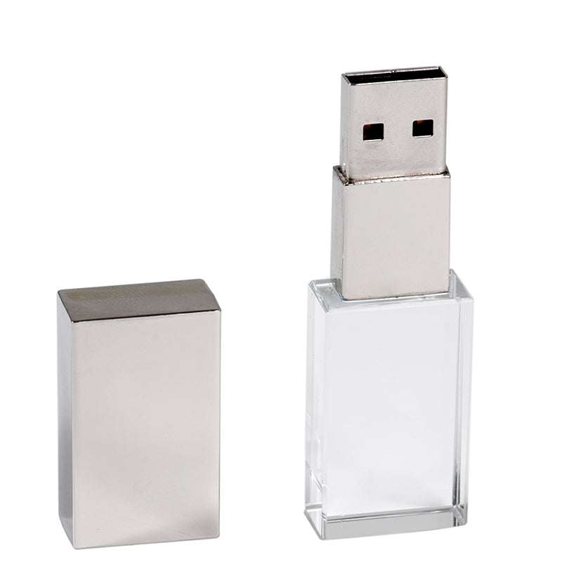 Transparent Crystal USB Flash Drive