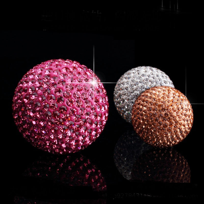 Diamond Crystal Ball Car Pendant