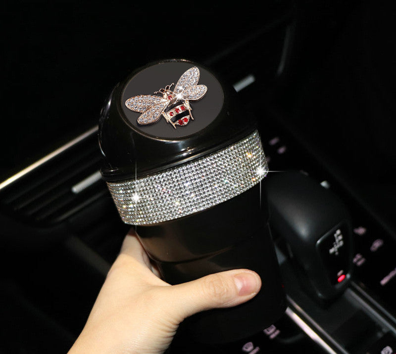 Diamond Swan Car Storage & Waste Bin