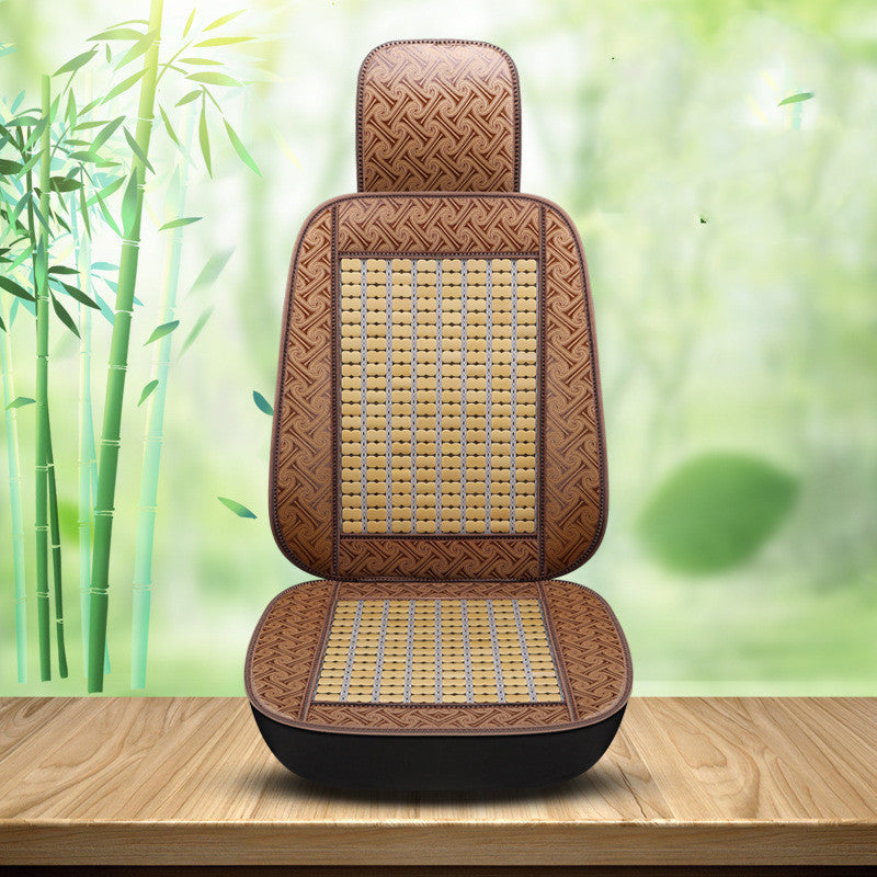 Premium Bamboo Car Seat Cushion for Summer Driving