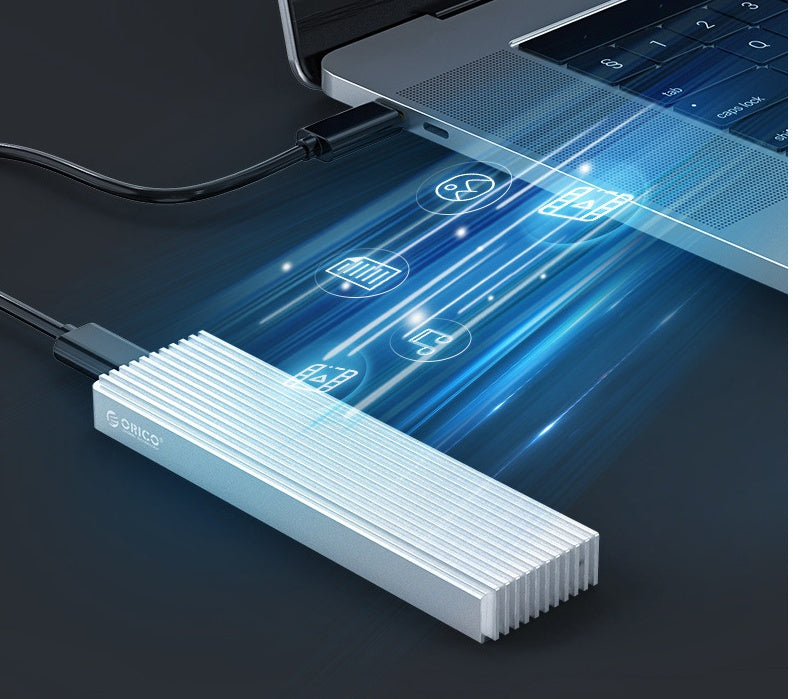 M.2 NVMe External Hard Drive Enclosure - USB 3.1 10Gbps
