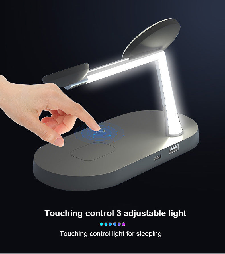 5-in-1 Magnetic Wireless Charging Stand with Night Light
