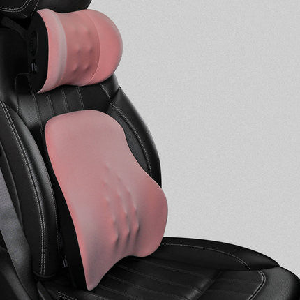Electric Memory Foam Lumbar Support & Headrest Set