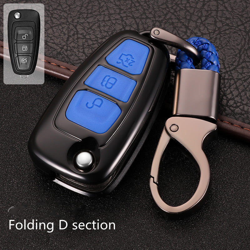 Premium Silicone & Carbon Fiber Key Cover for Ford Maverick