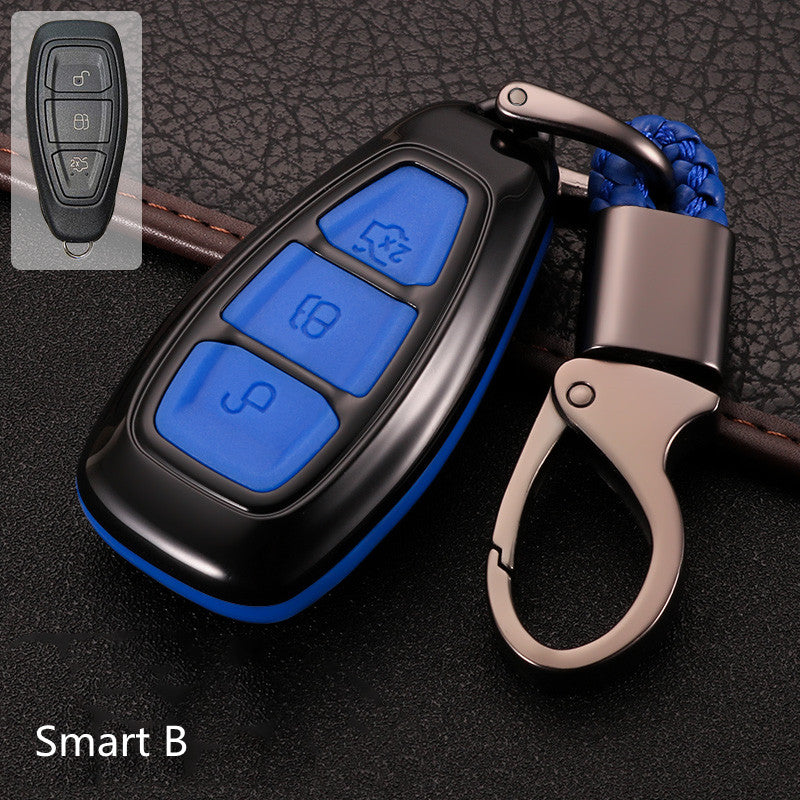 Premium Silicone & Carbon Fiber Key Cover for Ford Maverick