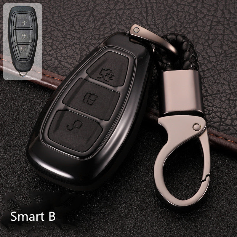 Premium Silicone & Carbon Fiber Key Cover for Ford Maverick
