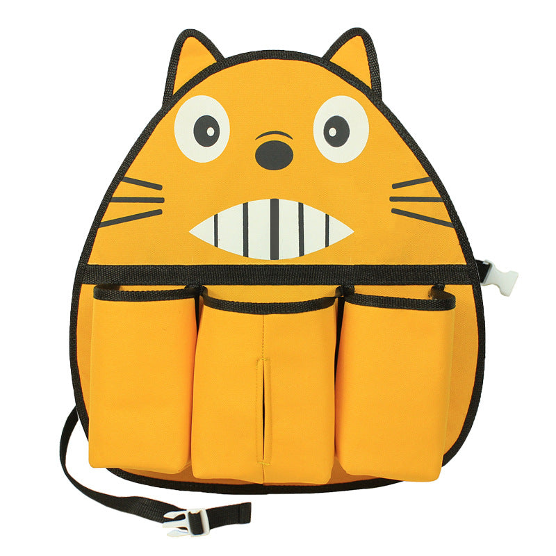 Premium Car Backseat Organizer - Cartoon Design