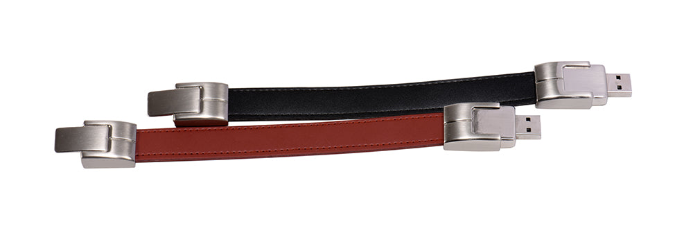 Customizable Leather USB Flash Drive - Premium Data Storage