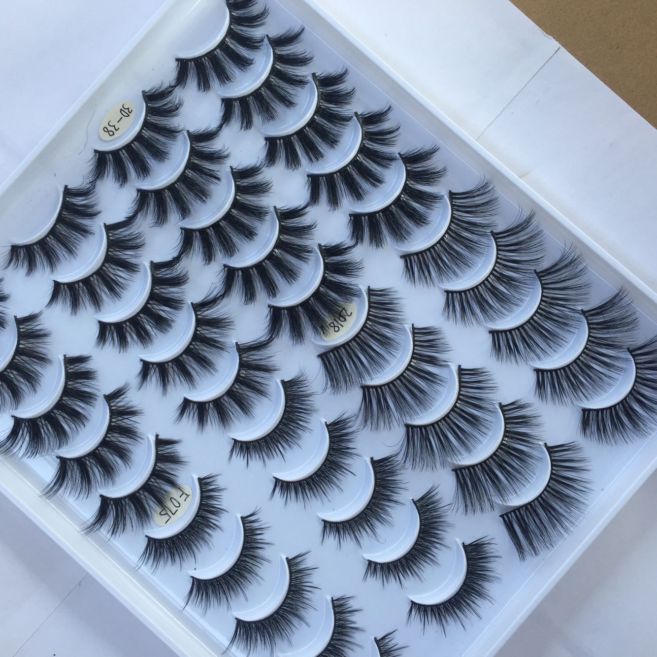Handcrafted 3D Multi-Layer Mixed False Eyelashes - 20 Pairs