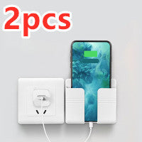 Wall-Mounted Charging & Storage Rack for Mobile Phones