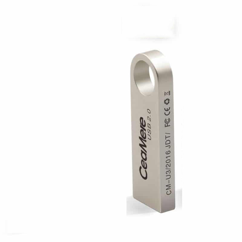 CeaMere Metal USB 2.0 Flash Drive - 8GB, 16GB, 32GB, 64GB