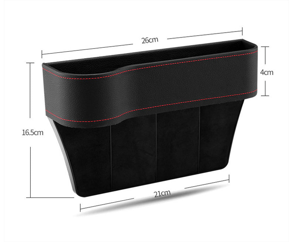 Premium Leather Car Storage Organizer
