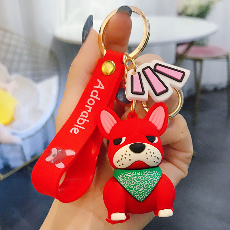 Chic French Bucket Keychain