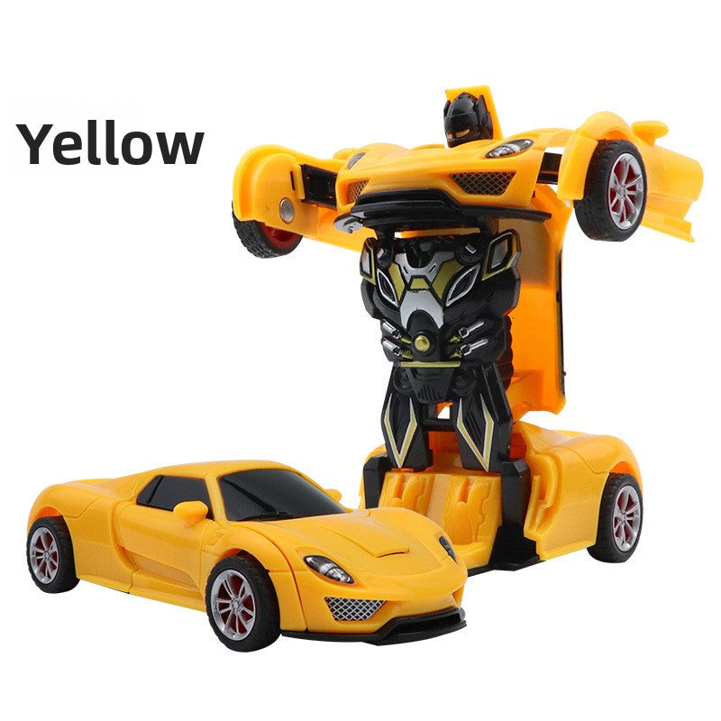 Children's transformable toy car model