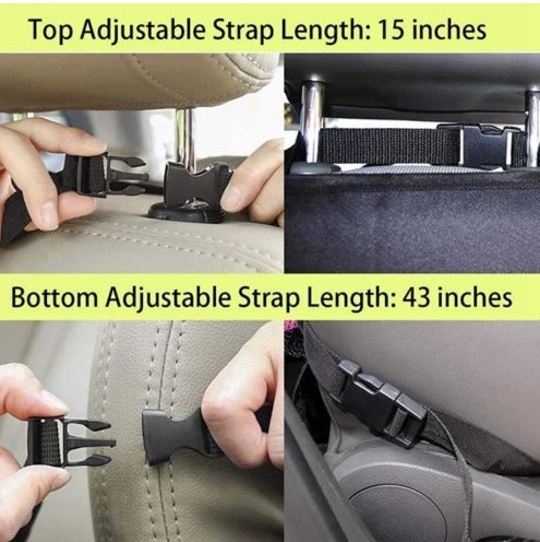 Premium Car Backseat Organizer with iPad Holder