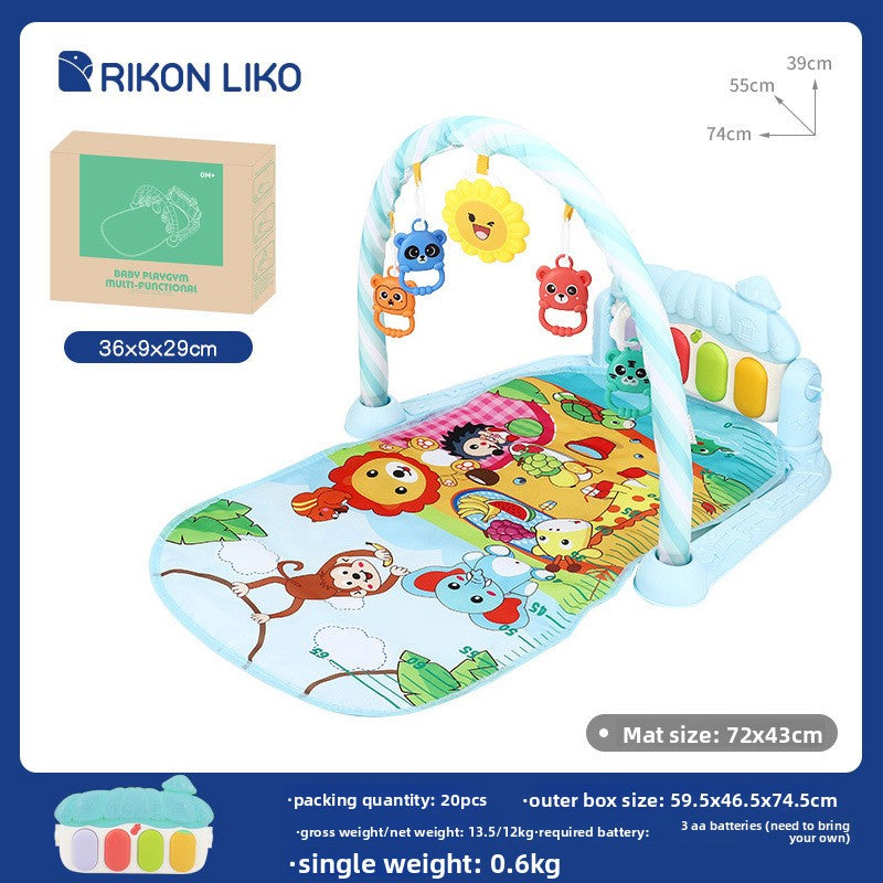 Interactive Crawling Game Mat for Infant Motor Skills and Early Sensory Learning Play