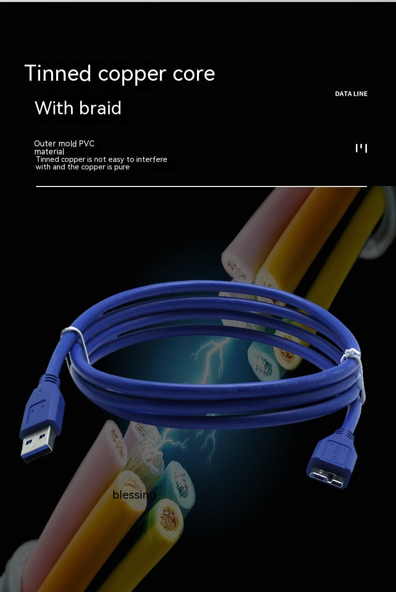 High-Speed USB 3.0 Data Transfer Cable