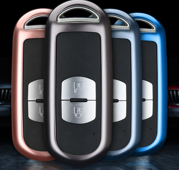 Premium Aluminum Alloy Key Case for Mazda